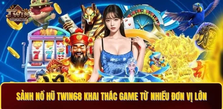Sảnh nổ hũ TWIN68 khai thác game từ nhiều đơn vị lớn